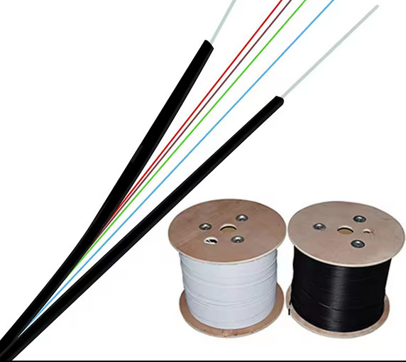 4 πυρήνες εσωτερικό καλώδιο FTTH Drop GJXH/GJXFH