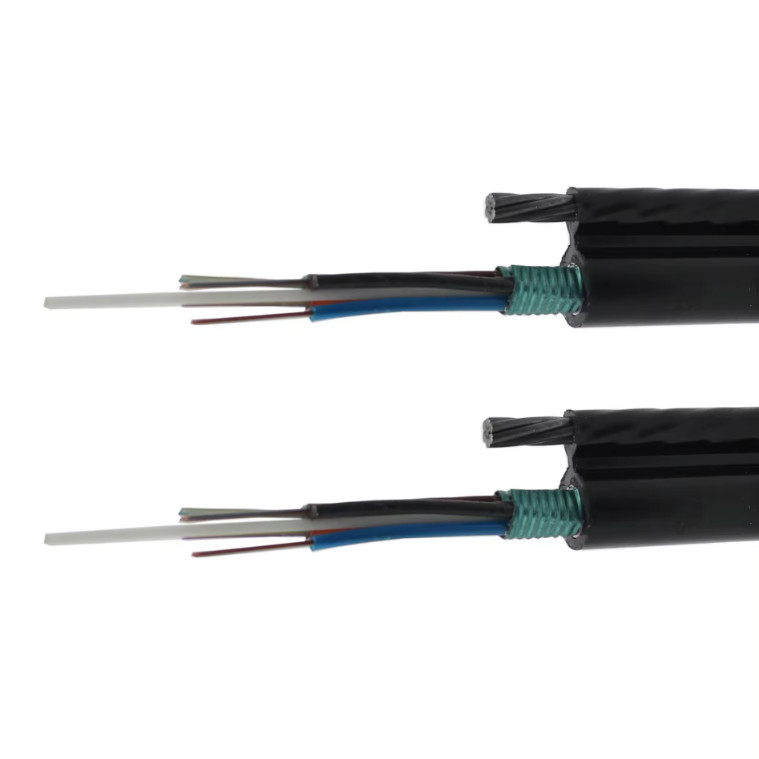 Αεροπορικά πολυπυρηνικά China GYXTC8S 2-12 πυρήνες Single Mode Fiber Optic Cable