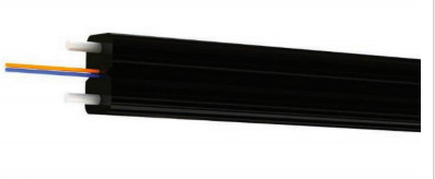 FTTH καλώδιο πτώσης μονότροπος 1-2 πυρήνες GJXFH FRP Μέλος αντοχής