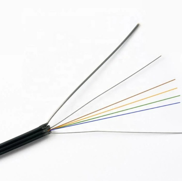 FTTH καλώδιο εσωτερικό εξωτερικό αυτοστήριξη επίπεδο καλώδιο πτώσης GJYXCH 4 πυρήνες