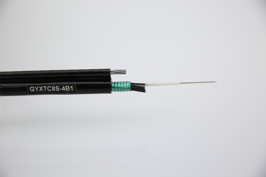 Σχήμα 8 Messenger Wire 12 cores Fiber Optical Cable Gyxtc8a/S Fiber Optic Cable