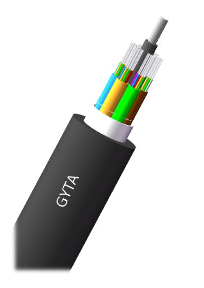 2-144 πυρήνες GYTA ράβδος ταινία αλουμινίου θωρακισμένο οπτικό καλώδιο