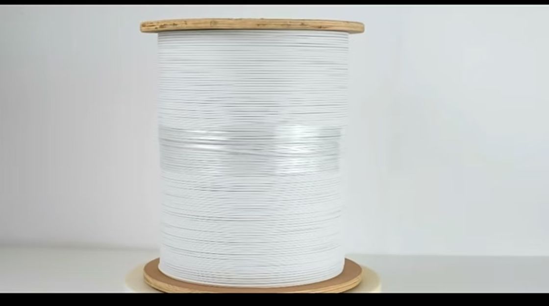 Οπτικό καλώδιο πεταλούδας ενισχυμένο με μέταλλο με εξωτερικό μανδύα LSZH και ίνα ανθεκτική στην κάμψη για καλωδίωση συστημάτων FTTX